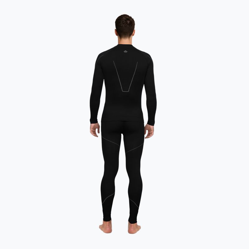 Completo intimo termico da uomo Alpinus Lakdah Set black 2