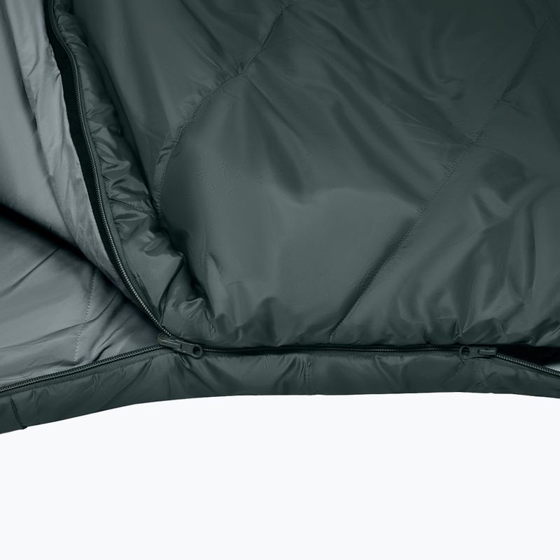 Sacco a pelo Alpinus Wide & Long Fiber Pro 1250 215 cm/left pine green 5