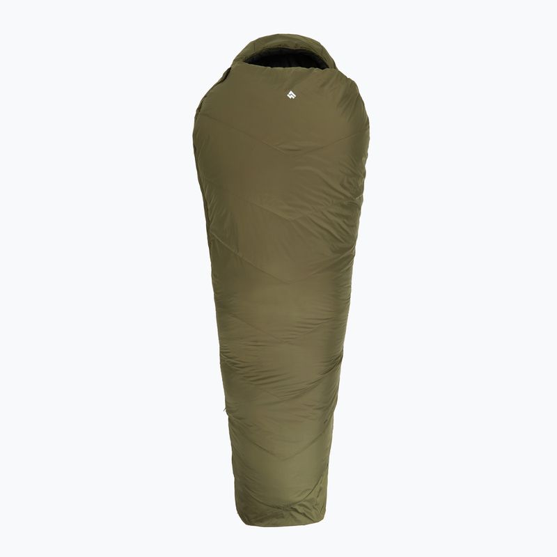 Sacco a pelo Alpinus Wide & Long Fiber Pro 1050 230 cm/destra verde pino