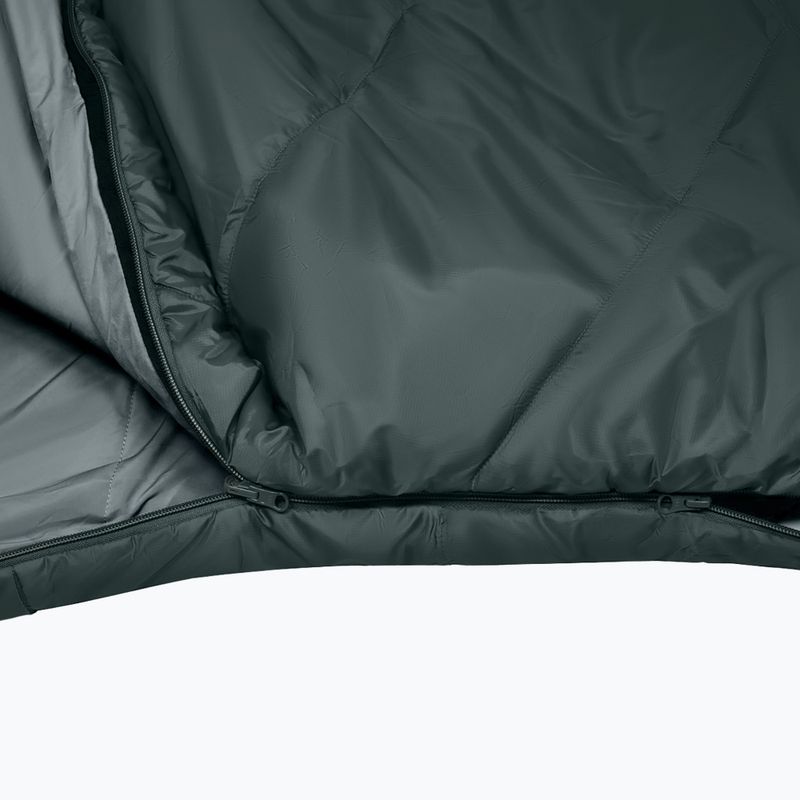 Sacco a pelo Alpinus Wide & Long Fiber Pro 1250 215 cm/right pine green 5