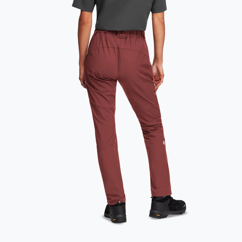 Pantaloni da trekking da donna Alpinus Burgundy marble 2