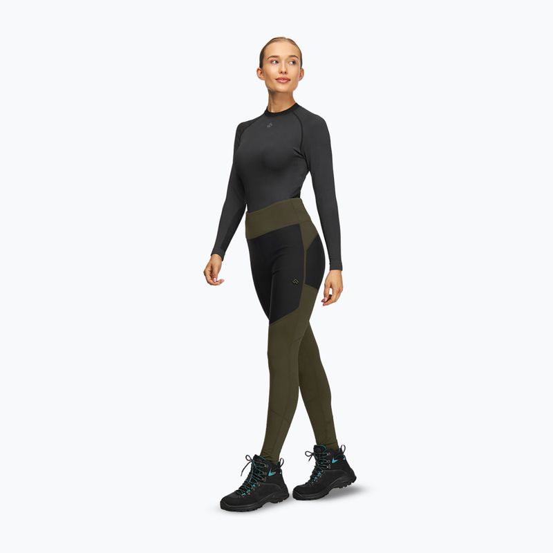 Leggings da donna Alpinus Medium olive 2