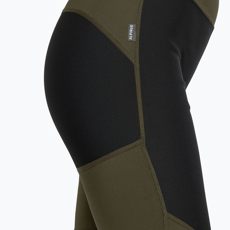 Leggings da donna Alpinus Medium olive 5