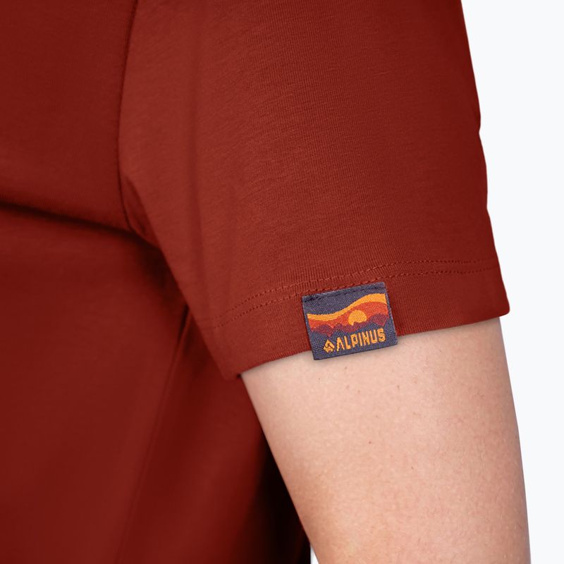 Maglietta da trekking da donna Alpinus Dirna brick-red 3