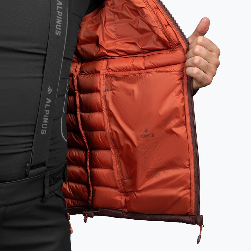 Piumino uomo Alpinus Kiruna brown 7