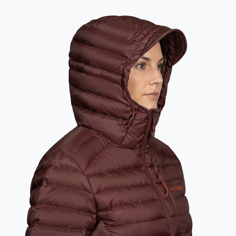 Piumino donna Alpinus Kiruna brown 3