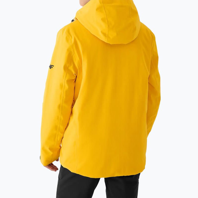Giacca da sci uomo 4F M0877 yellow 3