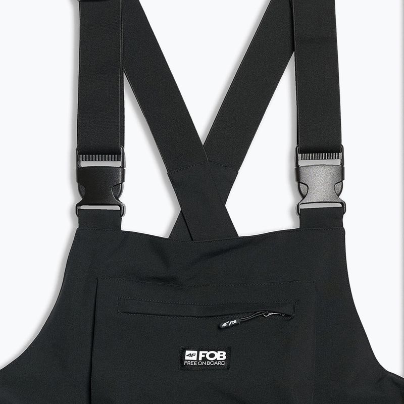 Pantaloni da snowboard donna 4F FNK F1221 anthracite 2