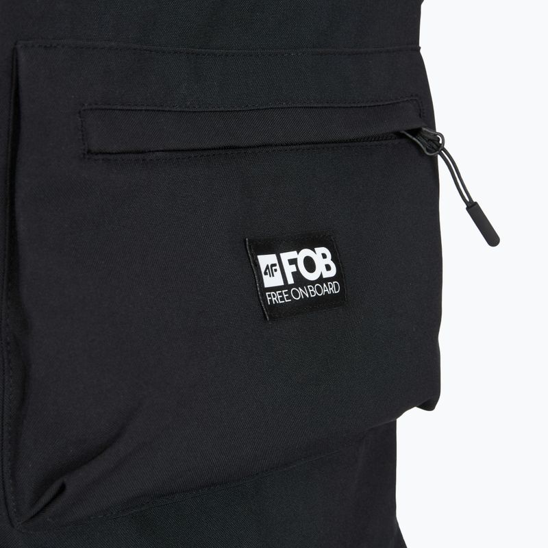 Pantaloni da snowboard donna 4F FNK F1221 anthracite 4