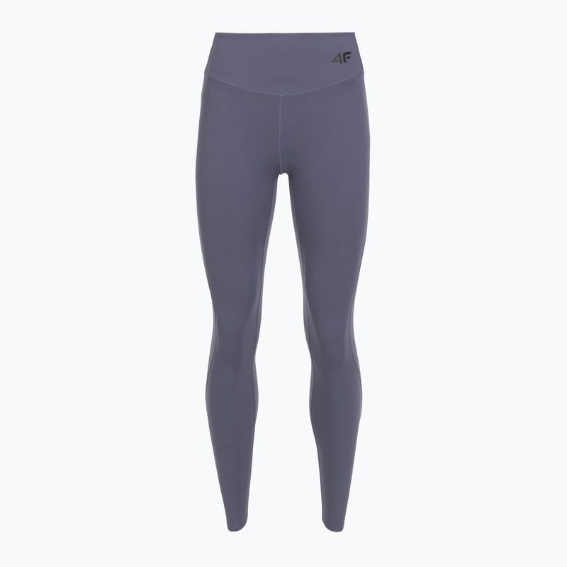 Leggings da allenamento da donna 4F Solar Punk FNK F404 denim