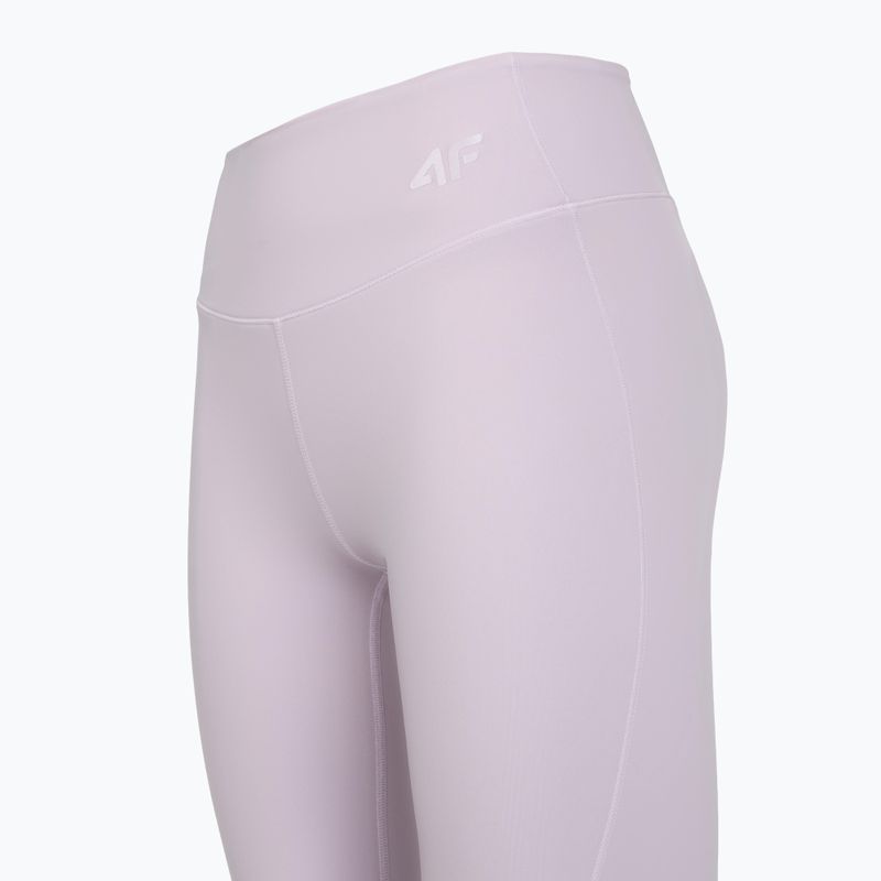Leggings da allenamento da donna 4F Solar Punk FNK F404 light violet 3