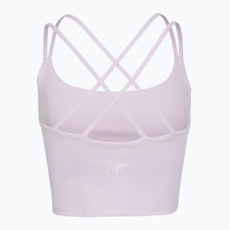 Maglietta da allenamento da donna 4F Solar Punk FNK F0745 light violet 2