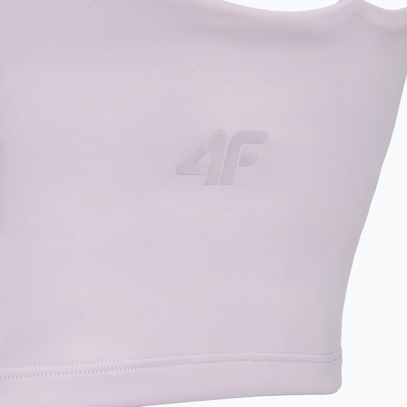 Maglietta da allenamento da donna 4F Solar Punk FNK F0745 light violet 3