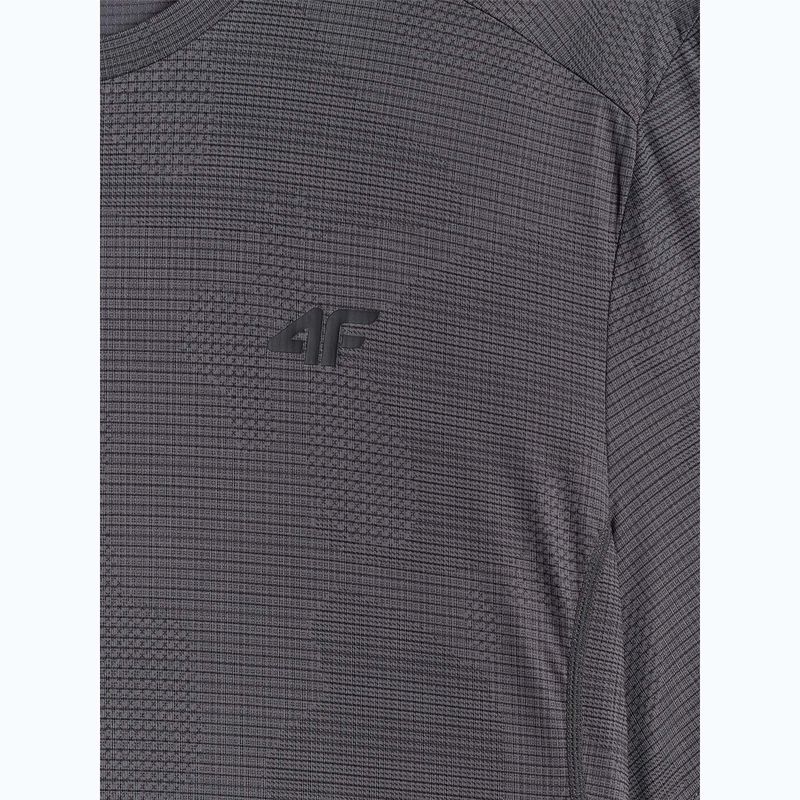 Maglietta da allenamento da uomo 4F Athletic FNK M1778 black allover 2