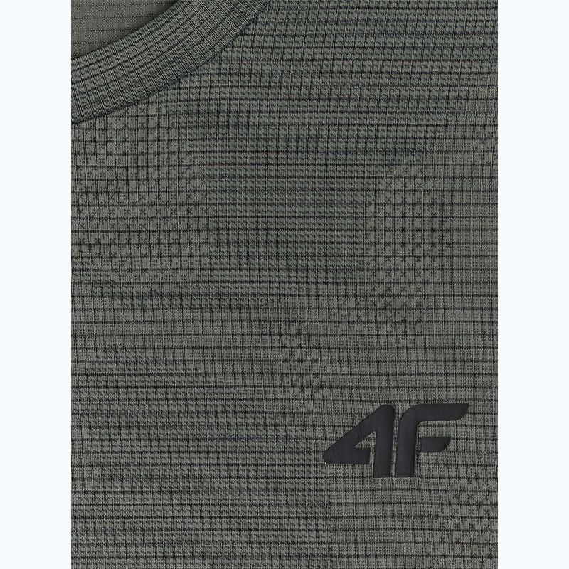 Maglietta da allenamento da uomo 4F Athletic FNK M1778 khaki allover 2