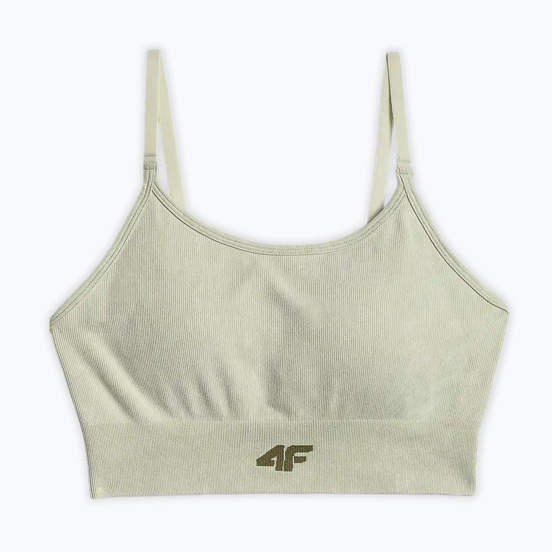 Reggiseno sportivo 4F Solar Punk F203 light green allover 8