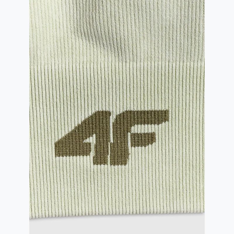 Reggiseno sportivo 4F Solar Punk F203 light green allover 9
