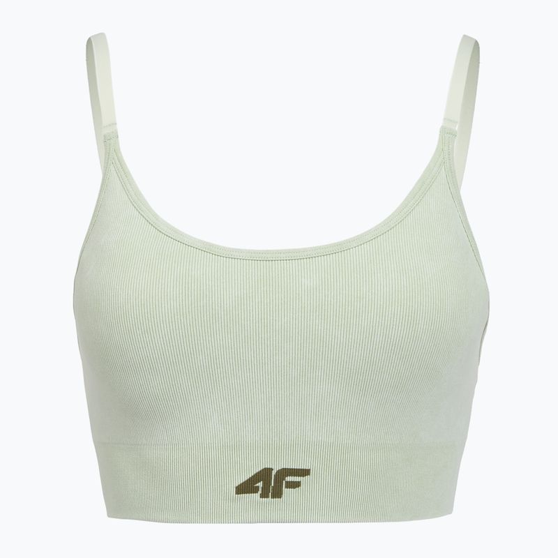 Reggiseno sportivo 4F Solar Punk F203 light green allover 8