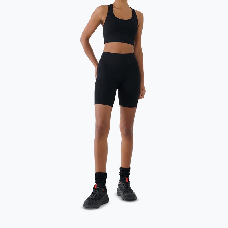 Leggings da allenamento da donna 4F Multiative FNK F087 deep black 4