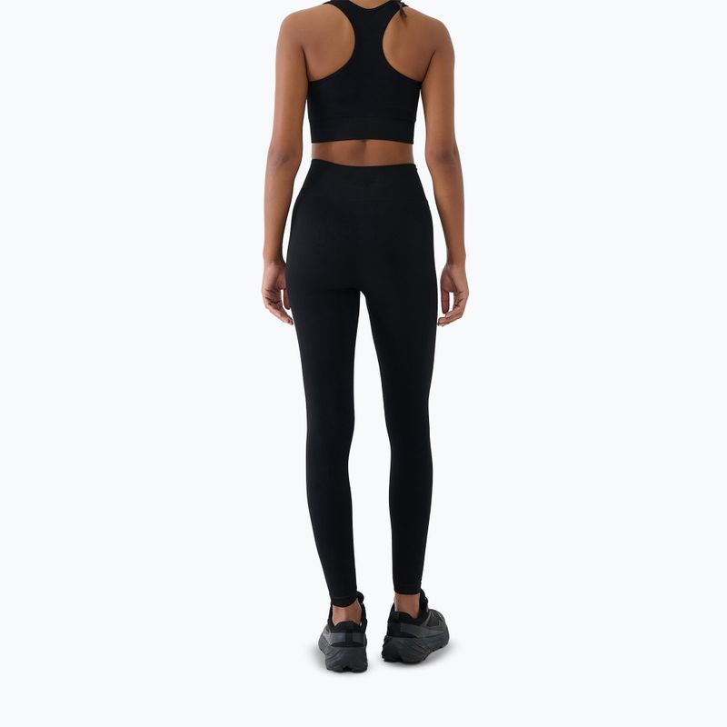 Leggings da allenamento da donna 4F Multiactive FNK F420 deep black 3