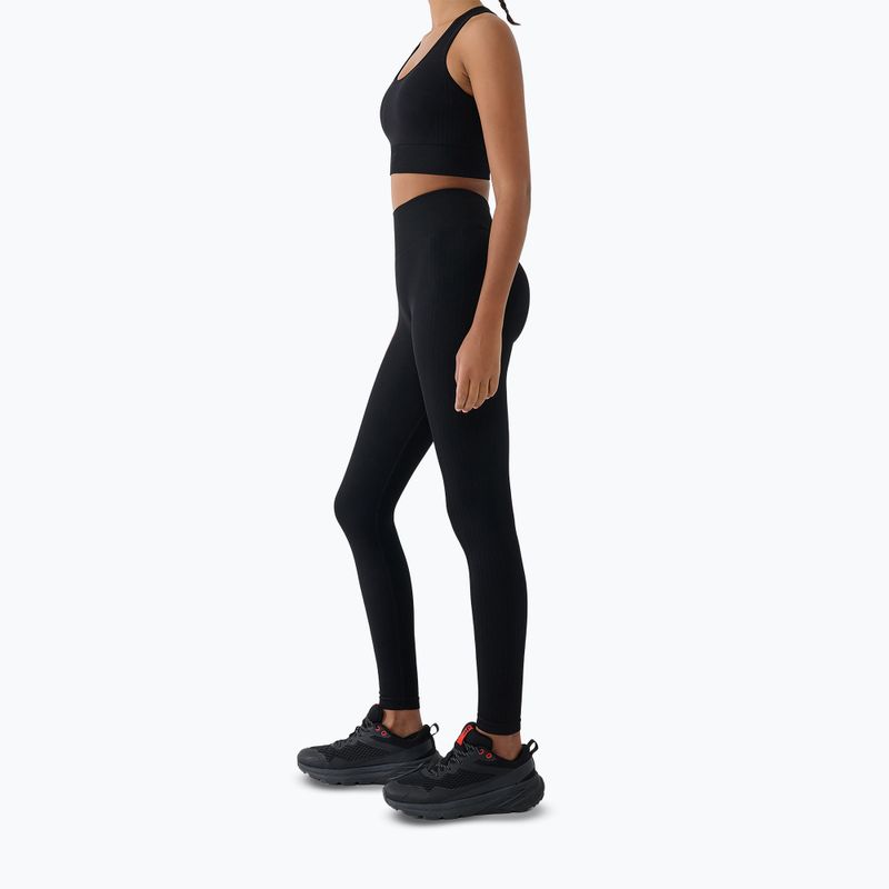 Leggings da allenamento da donna 4F Multiactive FNK F420 deep black 4