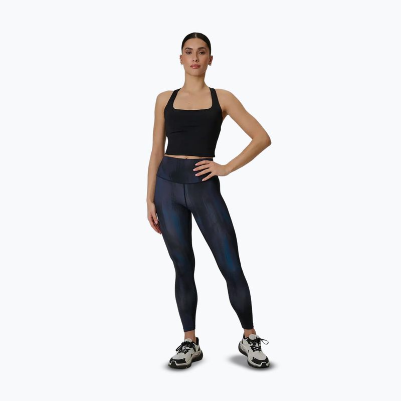 Leggings da allenamento da donna 4F Solar Punk FNK F454 sea green allover 2