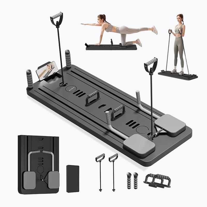 Reformer per pilates Extralink DNXGHJNKERMLPM Black 2