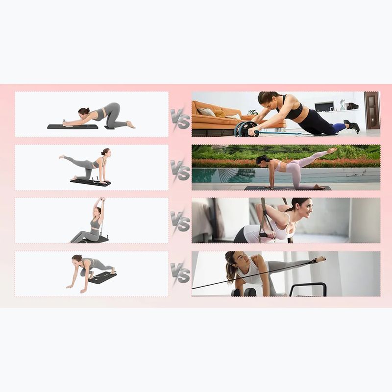 Reformer per pilates Extralink DNXGHJNKERMLPM Black 7