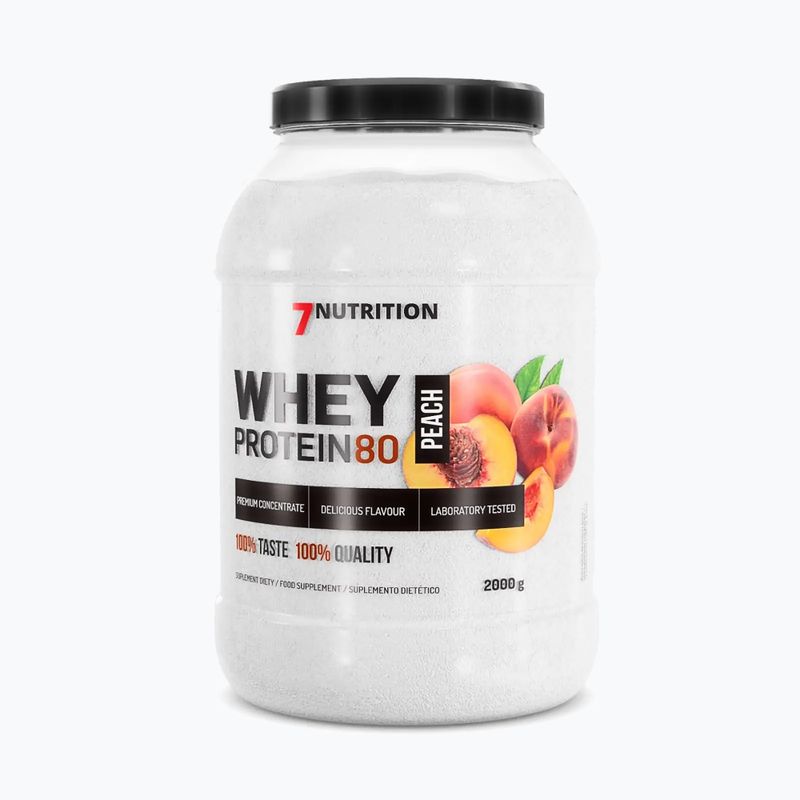 Proteine del siero del latte 7Nutrition 80 2 kg Pesca