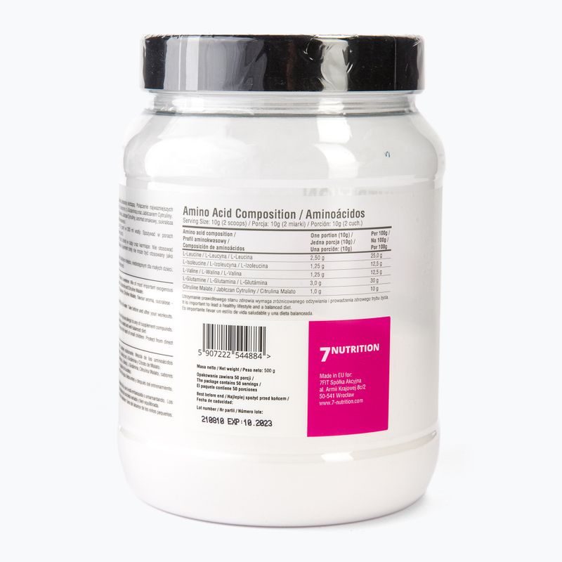 BCAA 7Nutrition Master 500 g Lampone 3