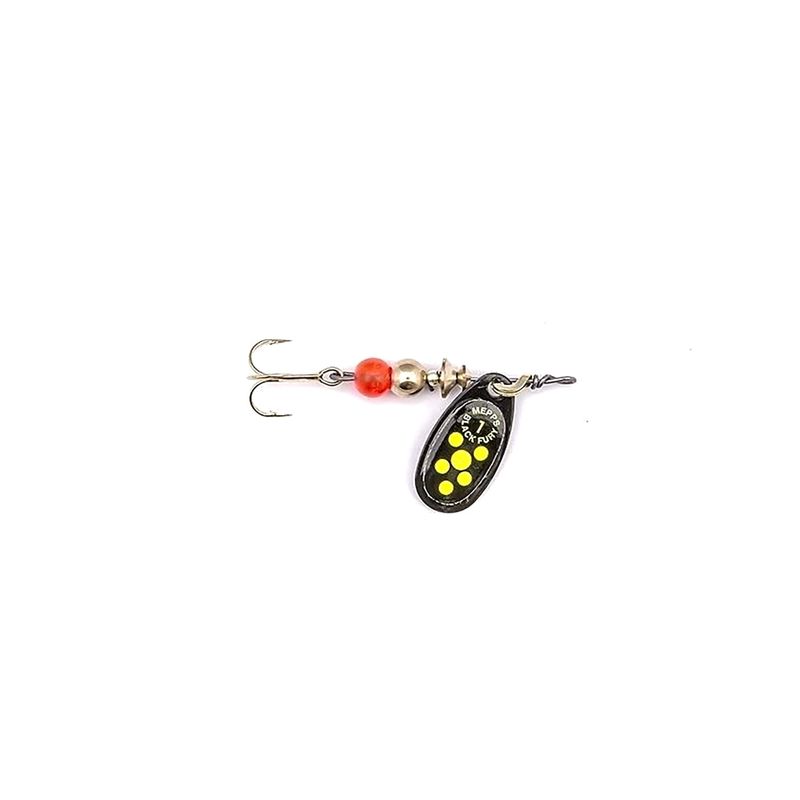 Filatoio Mepps Black Fury nero/argento a pois