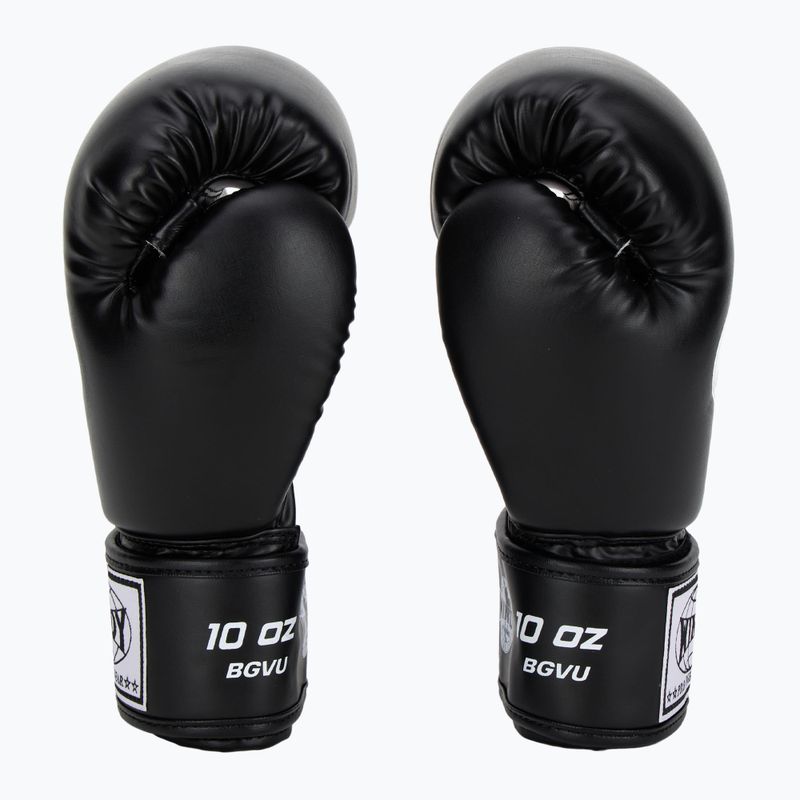 WINDY Guanti da boxe classici in pelle sintetica neri 4
