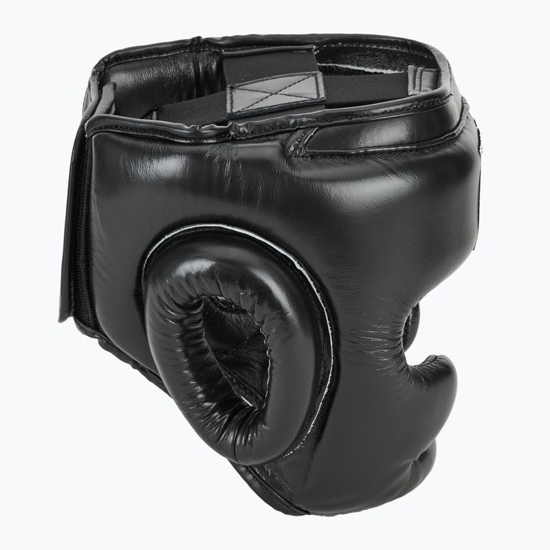 Casco da boxe WINDY in vera pelle nero 2