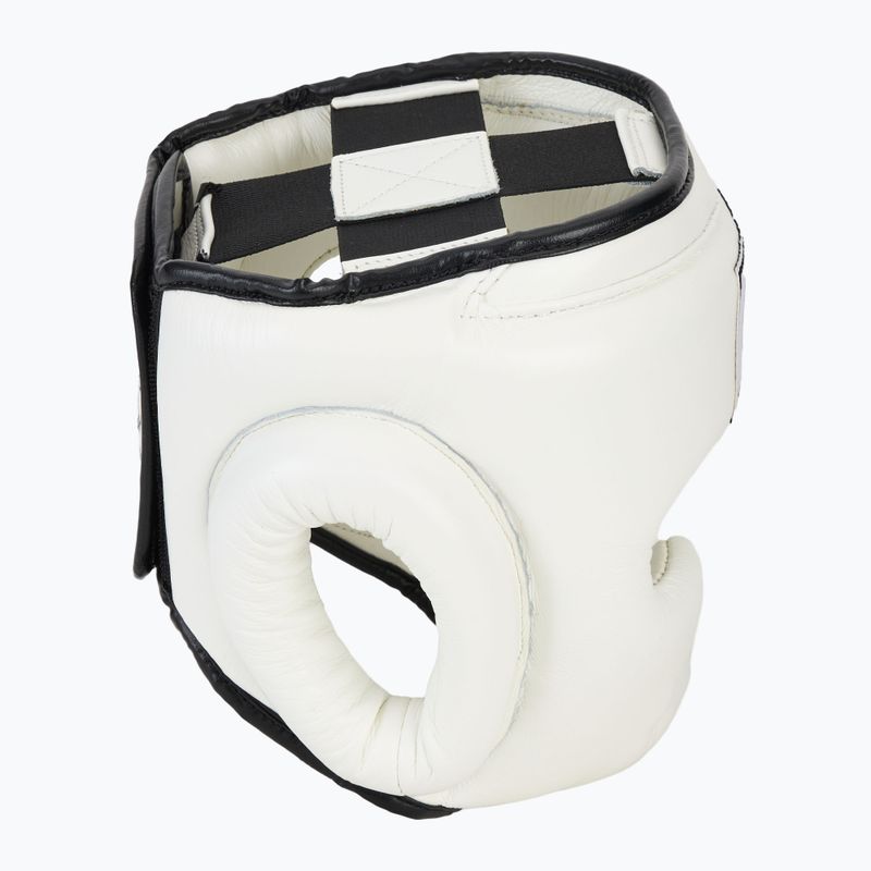 Casco da boxe WINDY in vera pelle bianco 2