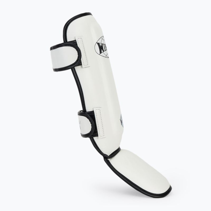 WINDY Protezioni per tibia e piede in pelle sintetica bianca 2