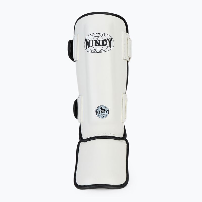 WINDY Protezioni per tibia e piede in pelle sintetica bianca 4