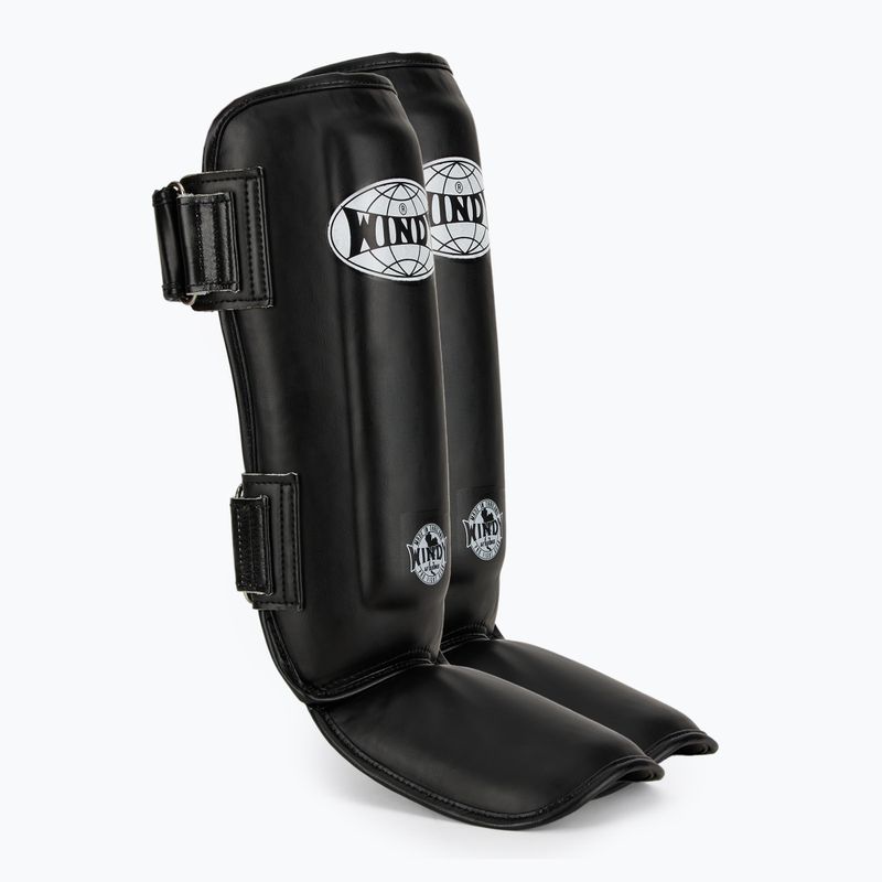 WINDY Classic Doppia cinghia per tibia e piede nero