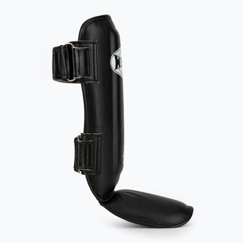 WINDY Classic Doppia cinghia per tibia e piede nero 2