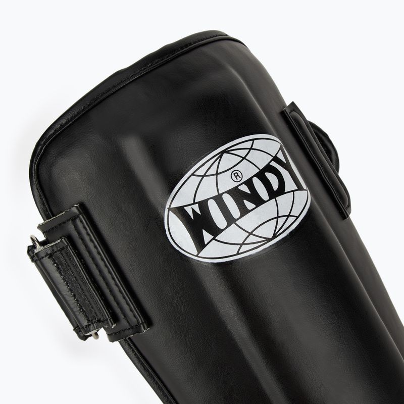 WINDY Classic Doppia cinghia per tibia e piede nero 7