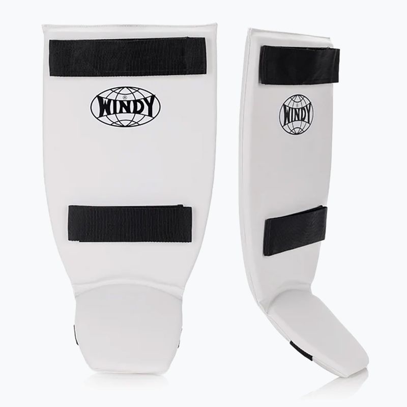 WINDY Classic Doppia cinghia per tibia e piede bianco 8
