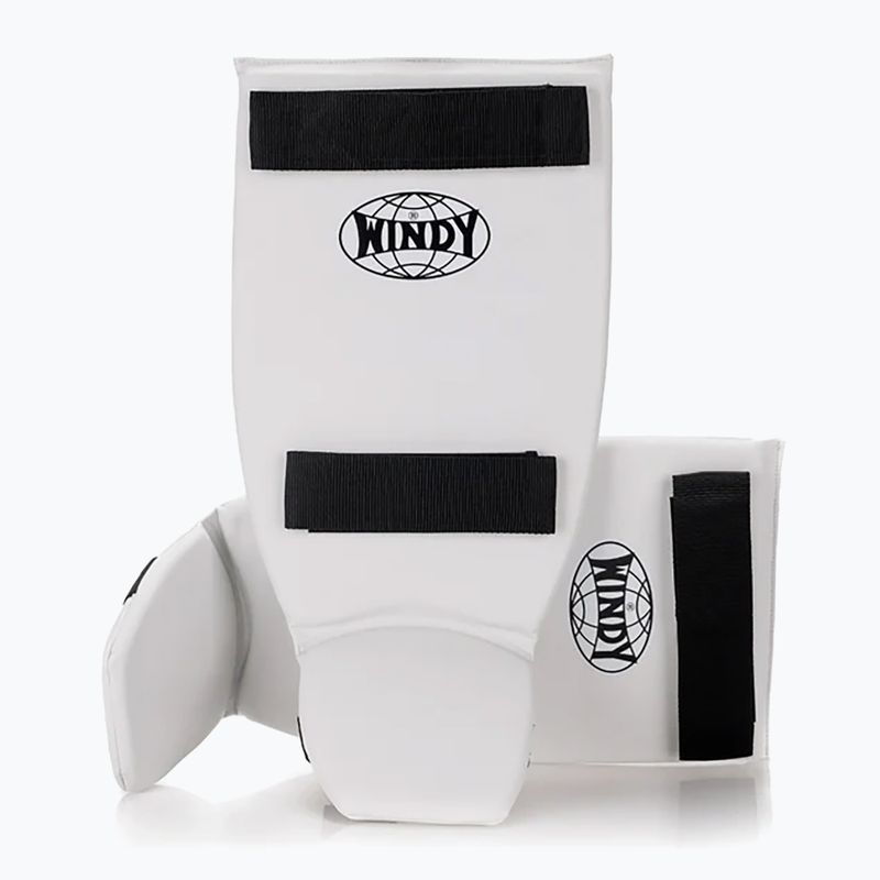 WINDY Classic Doppia cinghia per tibia e piede bianco 10