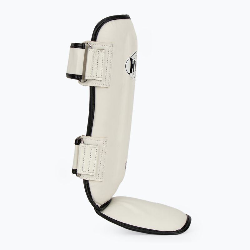 WINDY Classic Doppia cinghia per tibia e piede bianco 2