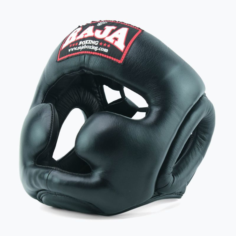 Casco RAJA BOXING in vera pelle nero 2