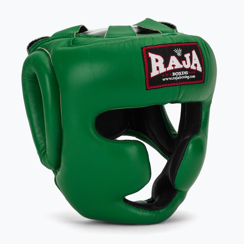 Casco RAJA BOXING in vera pelle verde