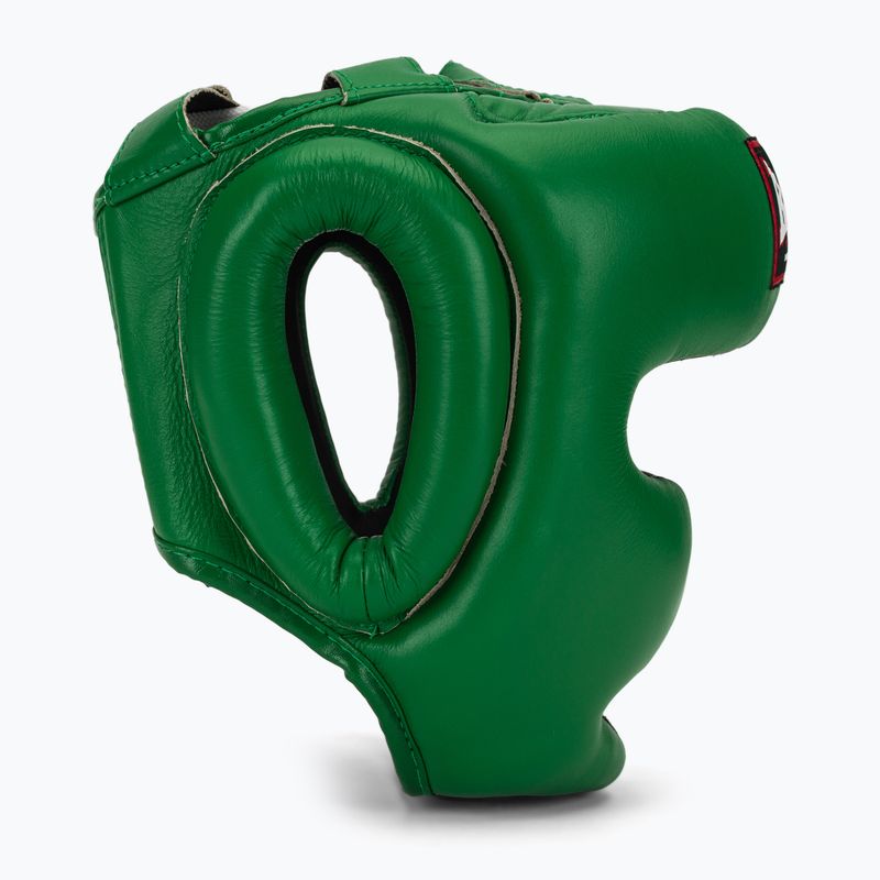 Casco RAJA BOXING in vera pelle verde 2