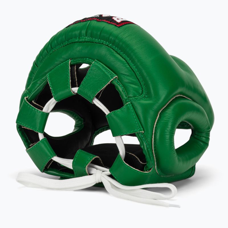 Casco RAJA BOXING in vera pelle verde 6