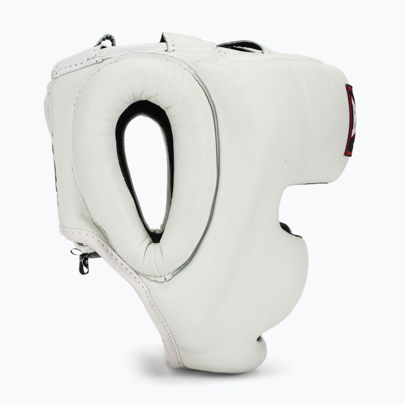 Casco RAJA BOXING in vera pelle bianco 2