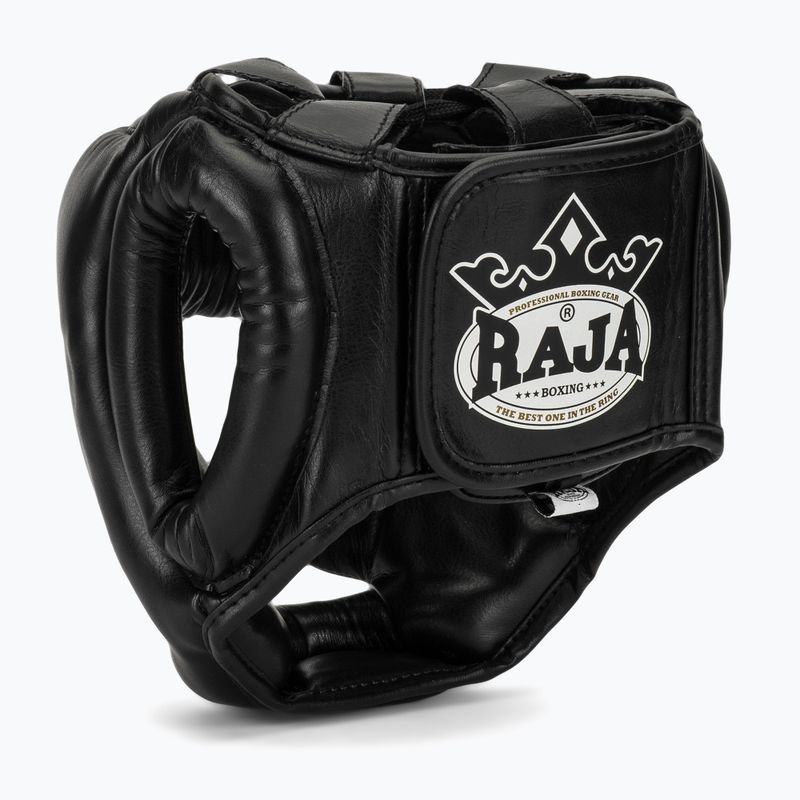 RAJA BOXING Casco da boxe nero semipelle 3