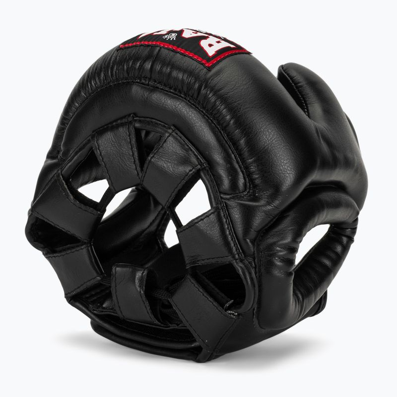 RAJA BOXING Casco da boxe nero semipelle 6