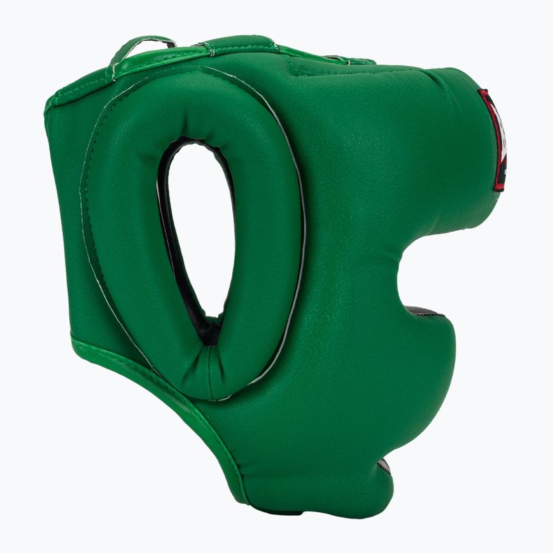 RAJA BOXING Casco da boxe verde semipelle 2